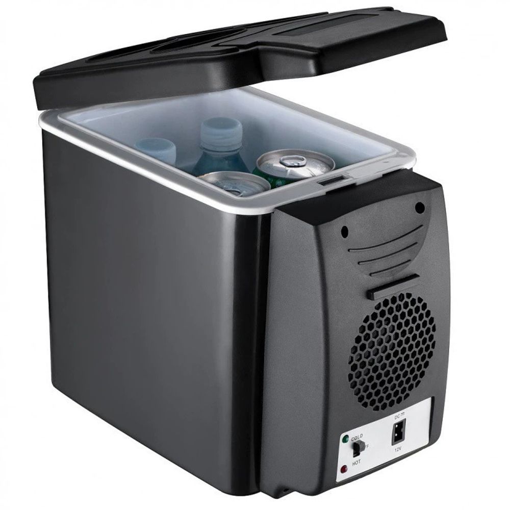 10L 차량용 온냉장고 아이스쿨러 이동식 AC 냉장 A. 6L 흑백 일반 24V 트럭 전용 이미지 6