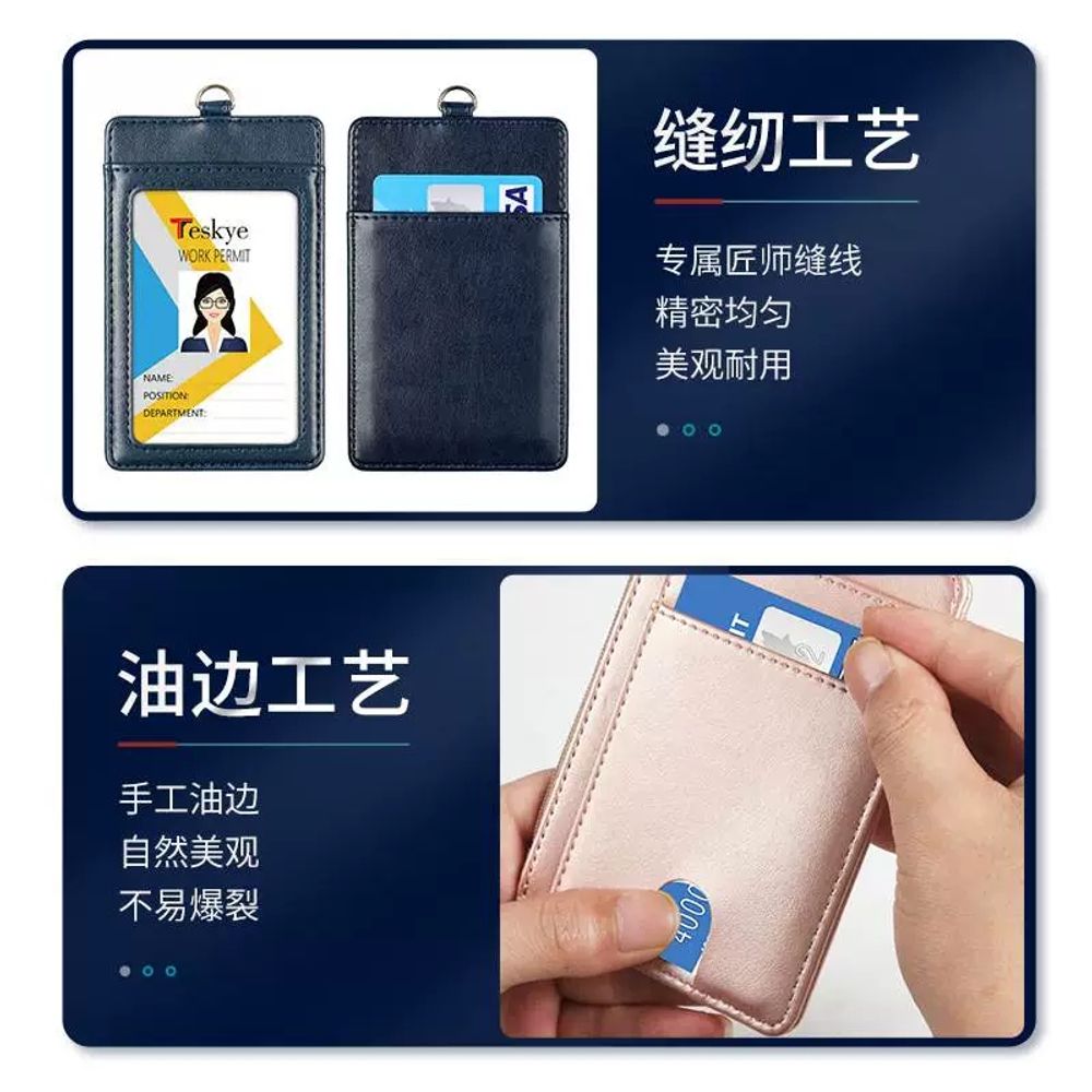 지폐클립 미니 남성용 머니 홀더 빈티지 지폐 클립 카드 RFID I. 검은색 세로 배지 - 상세 이미지 5