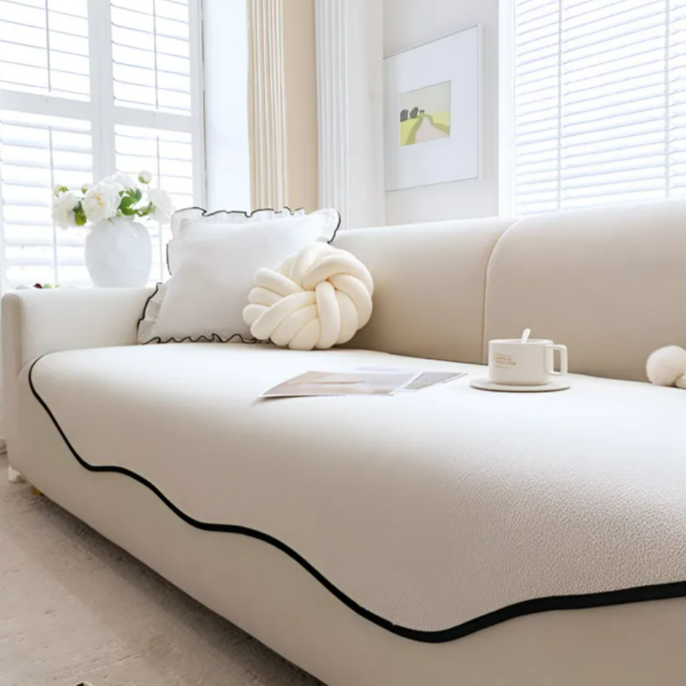 사계절 소파패드 비정형 모던 오염방지 넓은 소파 매트 커버 3인용 4인용