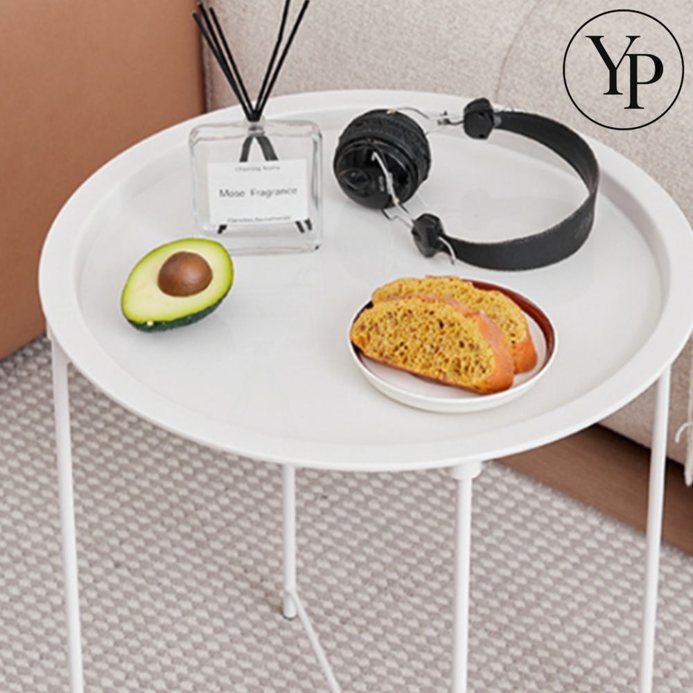 철제 원형 소파 사이드 테이블 거실 엔틱 모던 인테리어 보조 간이 협탁