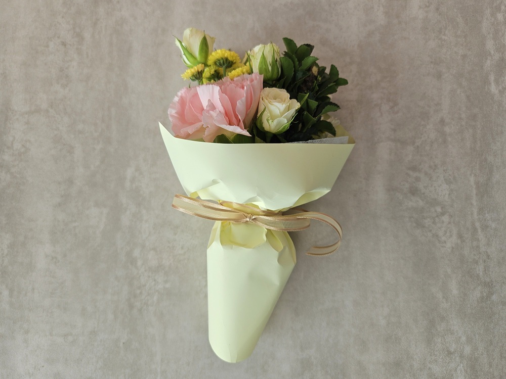 유스풀몰 핑크 손바닥 꽃다발 생화 택배 납골당 추모꽃 이미지 4