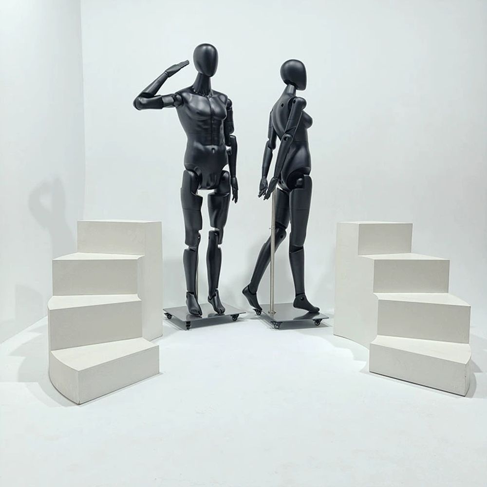 구체관절마네킹 전신 남녀 흰색 팔다리 도르래베이스 남성 A. 새로운 남성 모델 스킨 톤 - 상세 이미지 5