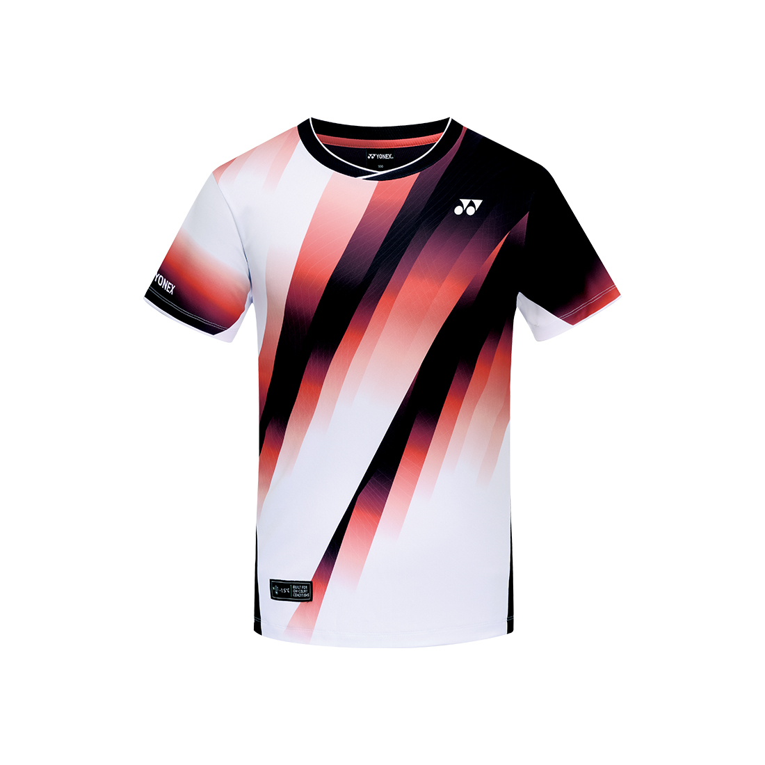 요넥스 253TS027M 배드민턴 반팔 티셔츠 남성 게임웨어 레드 - 상세 이미지 2