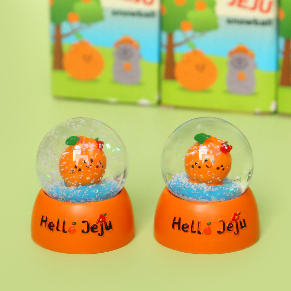제주스노우볼 한라봉 감귤 워터볼 제주도기념품 여행 선물