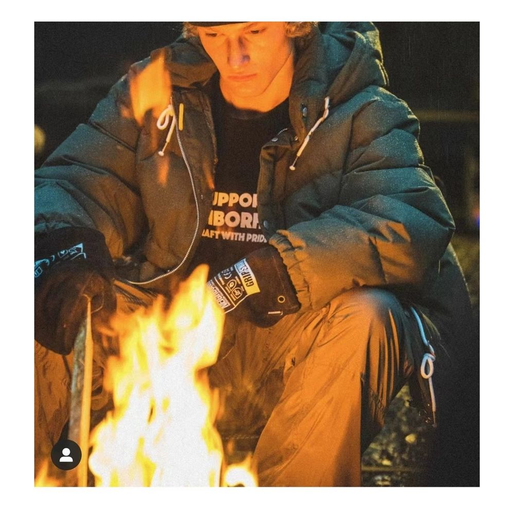 네이버후드 그립스와니 캠핑 모닥불 가죽 장갑 소가죽 A. NBHD 협업, A. 원 사이즈 - 상세 이미지 4