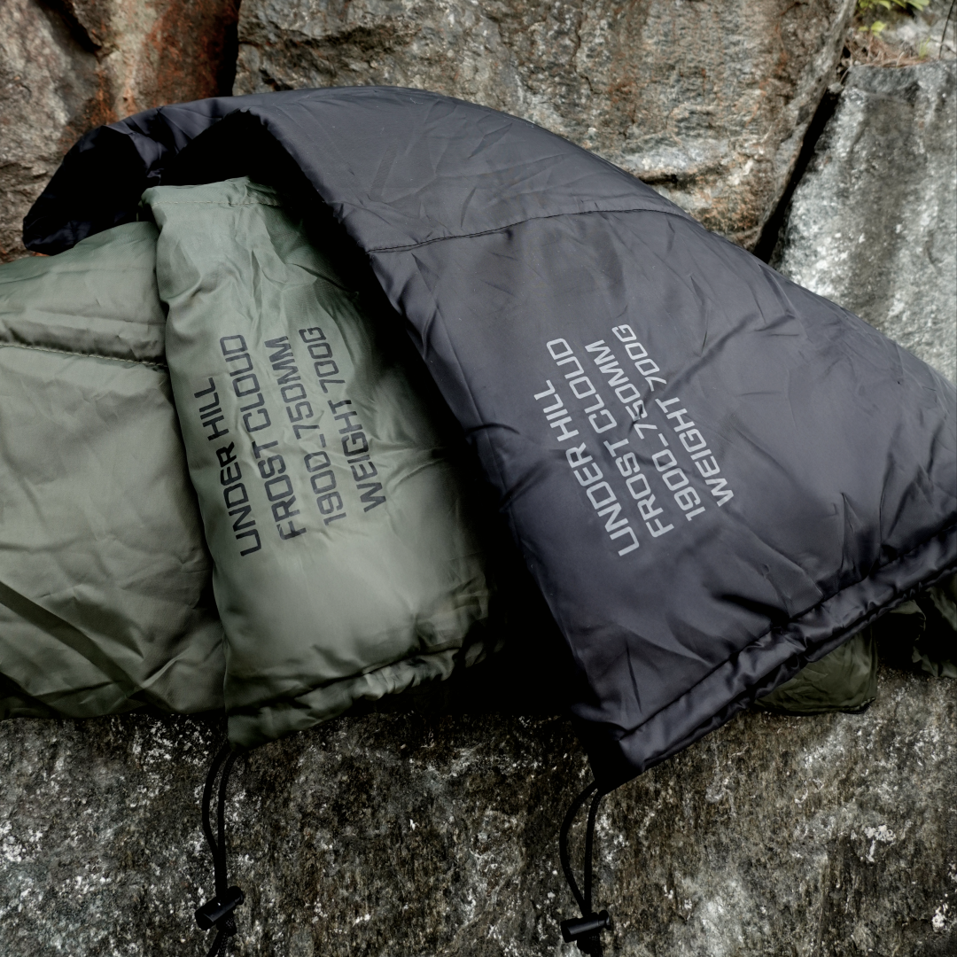 언더힐 삼계절 여름 경량 침낭 캠핑용 차박 이불