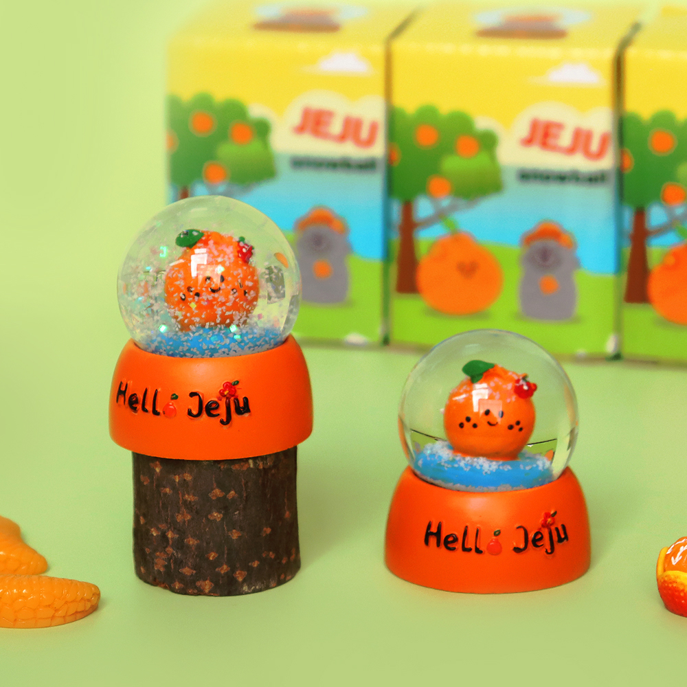 제주스노우볼 한라봉 감귤 워터볼 제주도기념품 여행 선물