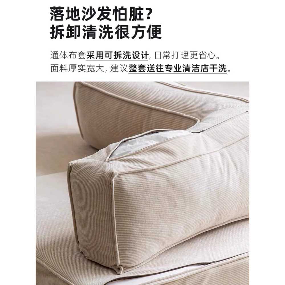 소파베드 모듈 쇼파 다용도 패브릭 매트리스 거실 주황색 1m 55D 스펀지 - 상세 이미지 3