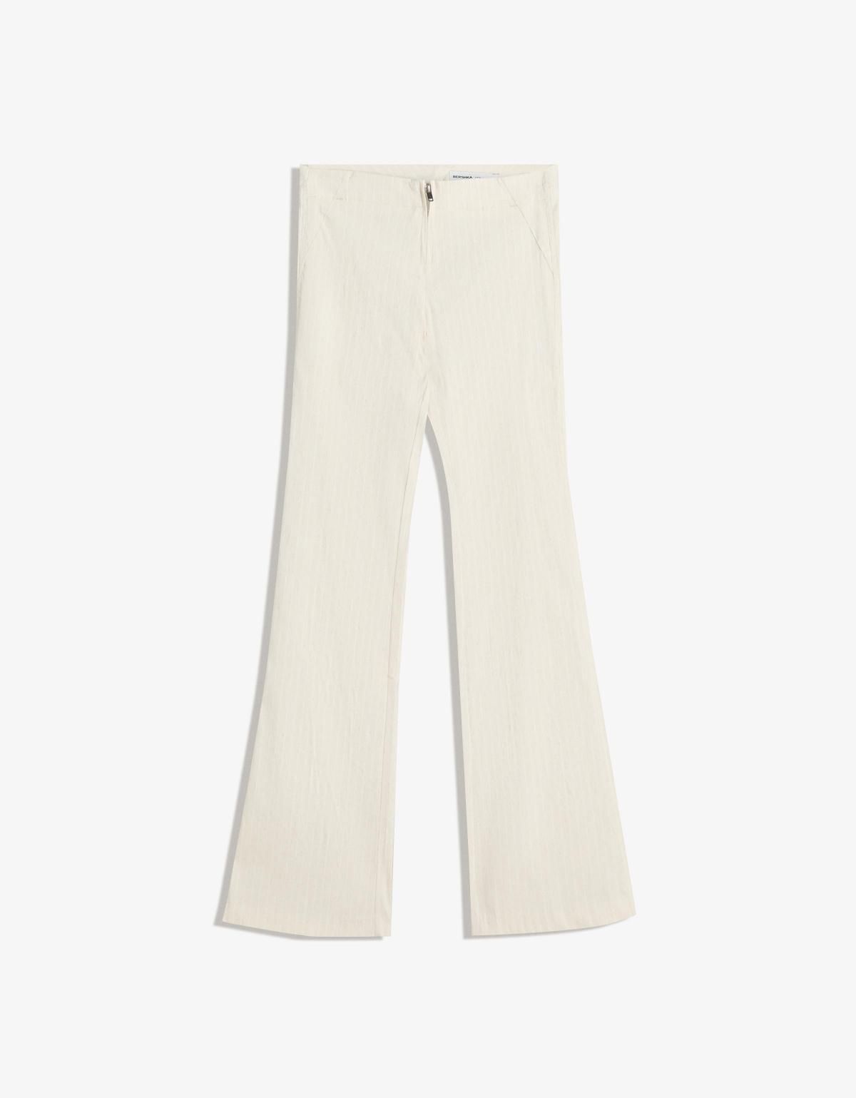 버쉬카 와이드핏 베이직 벵갈린 팬츠 5110/710 CREAM - 상세 이미지 2