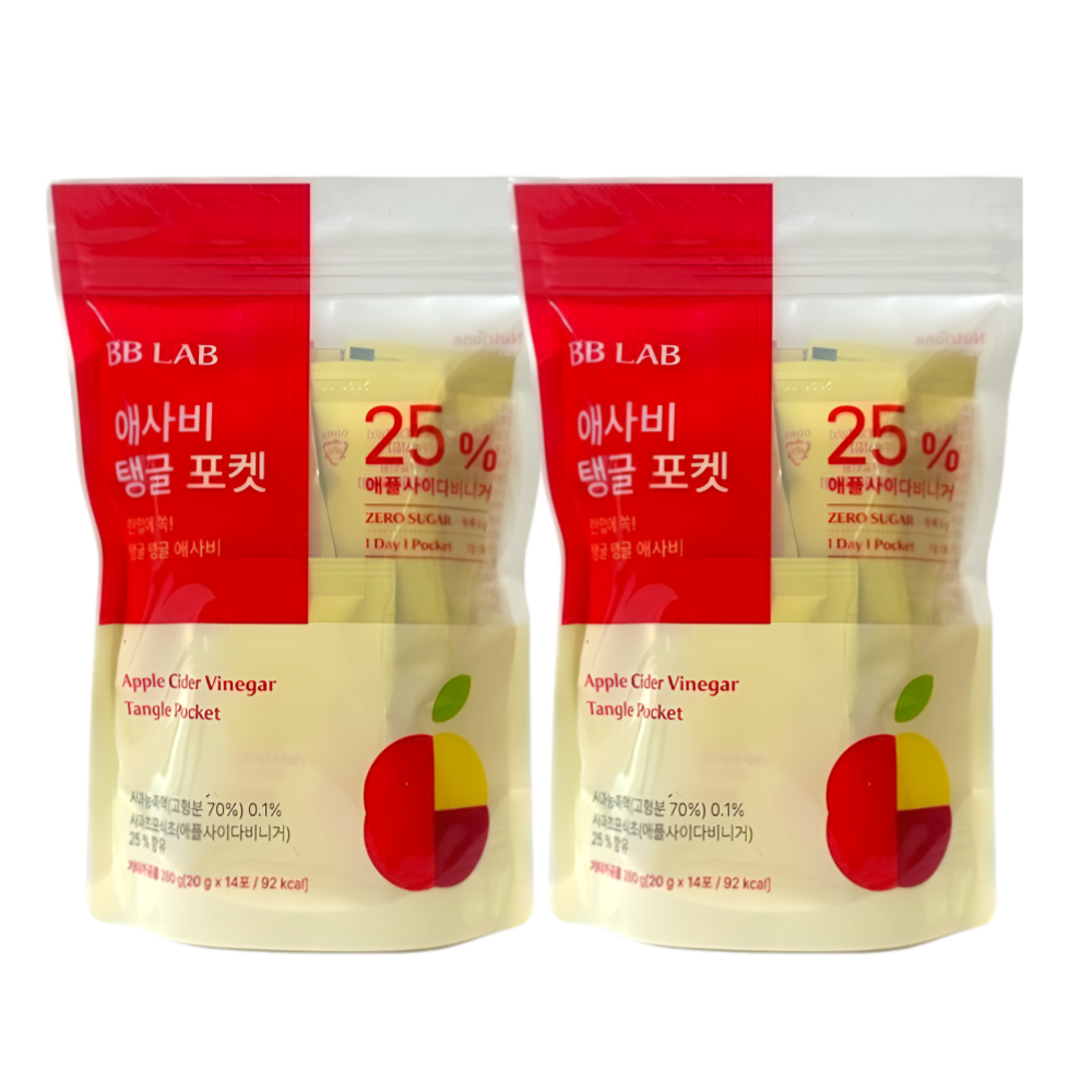 비비랩 애사비 젤리 탱글포켓 애플사이다비니거 14포X2박스 - 상세 이미지 5