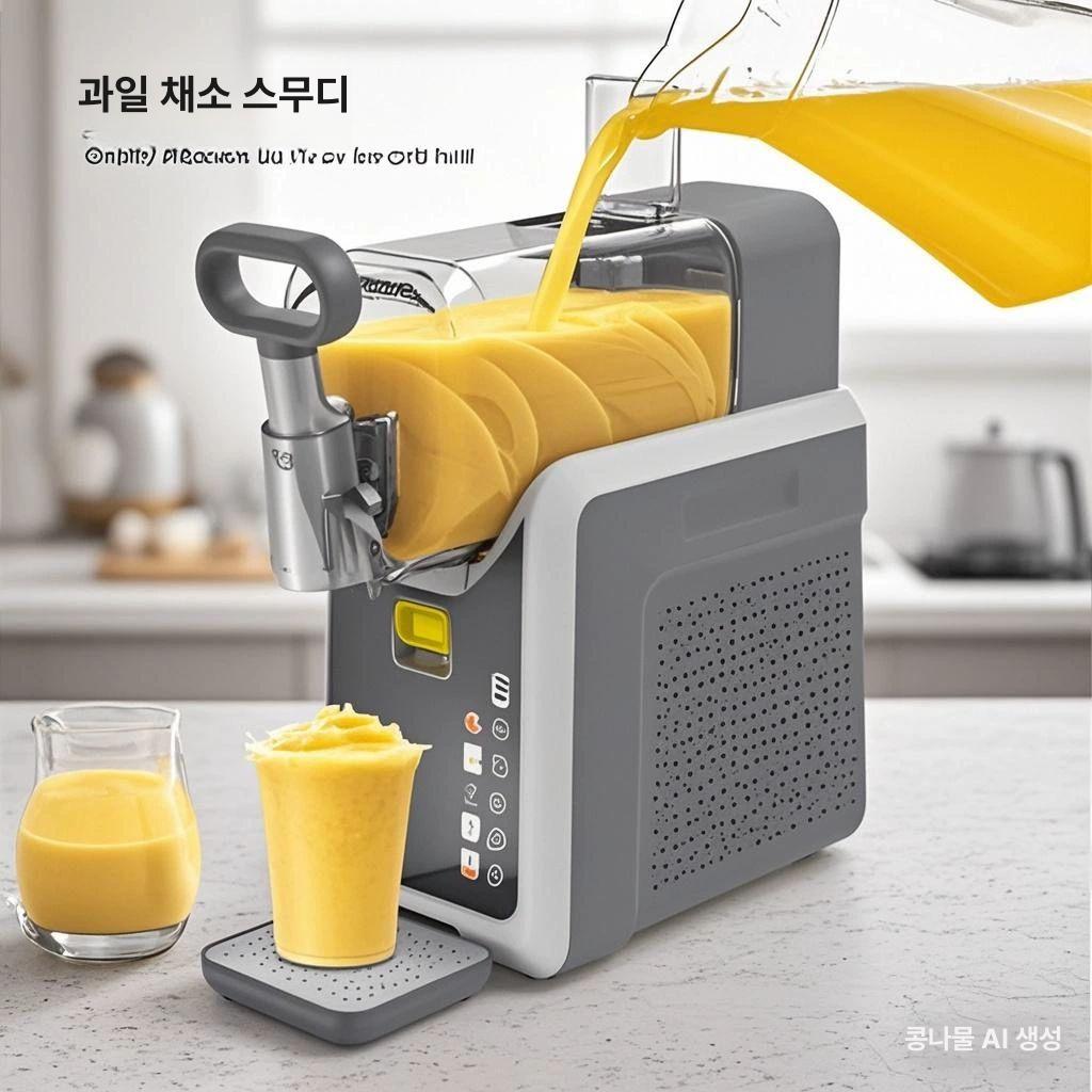 미니슬러시기계 가정용 스무디 칵테일 휴게실 국내판 220V 샤빙 아이스 자동 세척 - 상세 이미지 2