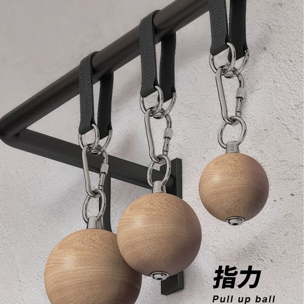 풀업볼 실내 턱걸이 운동기구 직경 풀업바 그립볼 운동 훈련 A. 지름 6cm 한 쌍 - 상세 이미지 2