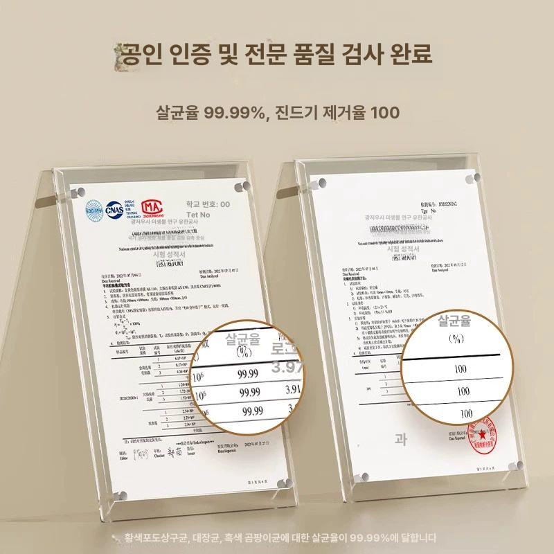 휴대용 접이식 의류 방수 트렁크 바구니 투명 여행 PLUS판 UV 소독+대형 가방 - 상세 이미지 5