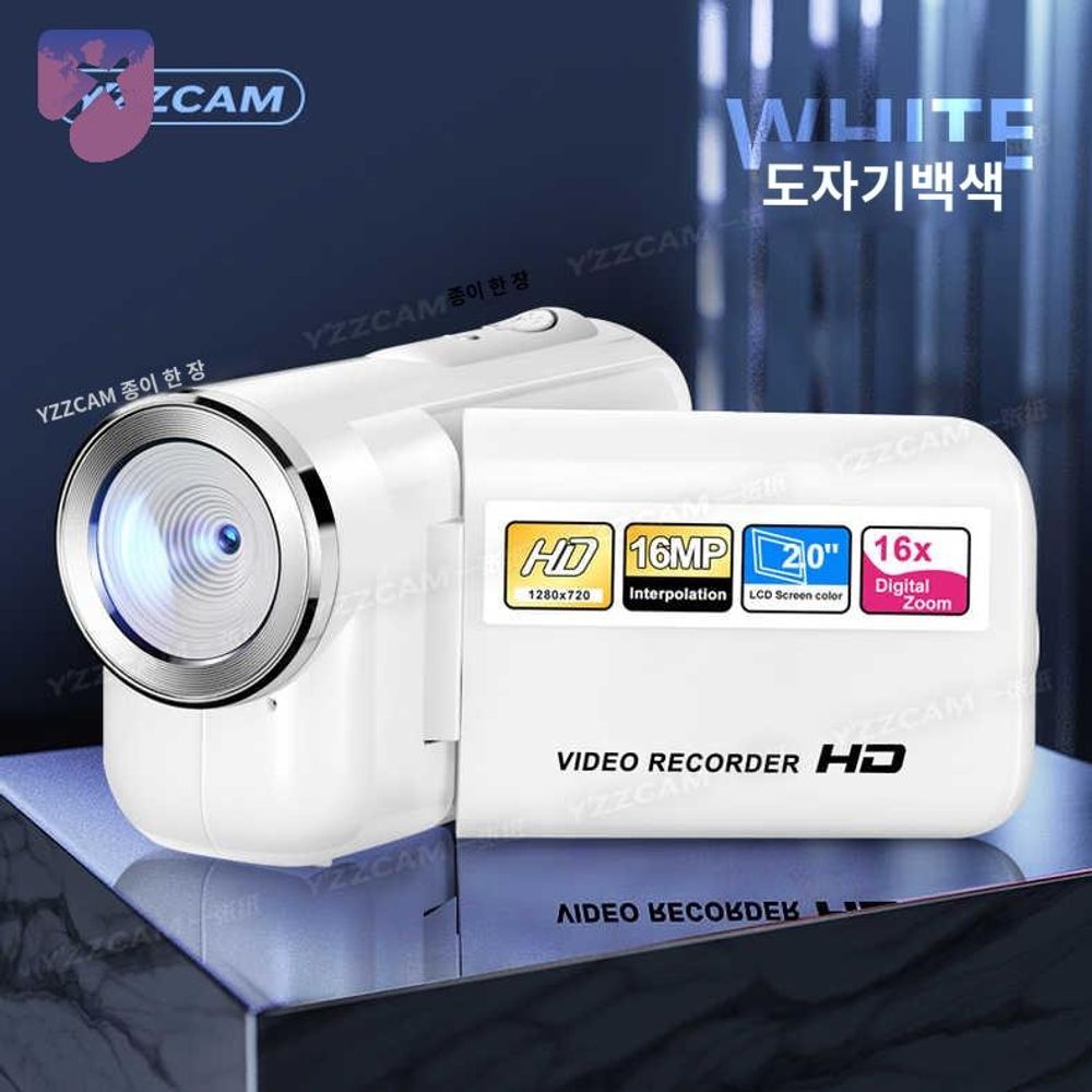 레트로 캠코더 구형 디지털 소형 장난감 빈티지 등유등 A. 캠코더블랙카드 없음 - 상품 이미지