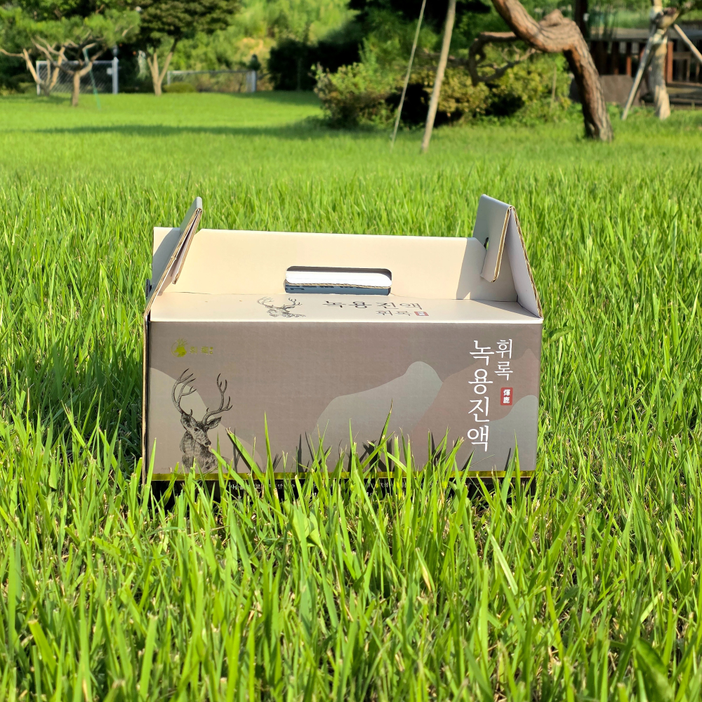 휘록 청록원 사슴농장 녹용 즙 액기스 녹용진액 1상자 30봉 보름분 (110ml) 제품 이미지