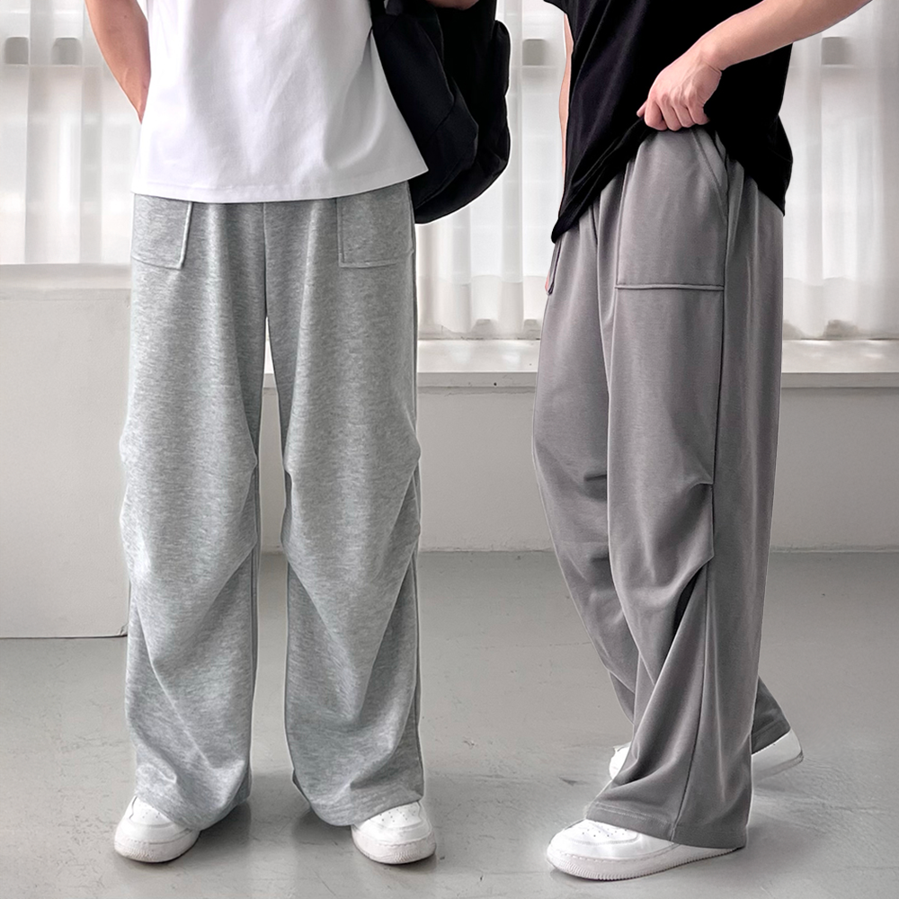 1+1 파라슈트팬츠 벌룬팬츠 스웻팬츠 남자통바지 - 상품 이미지