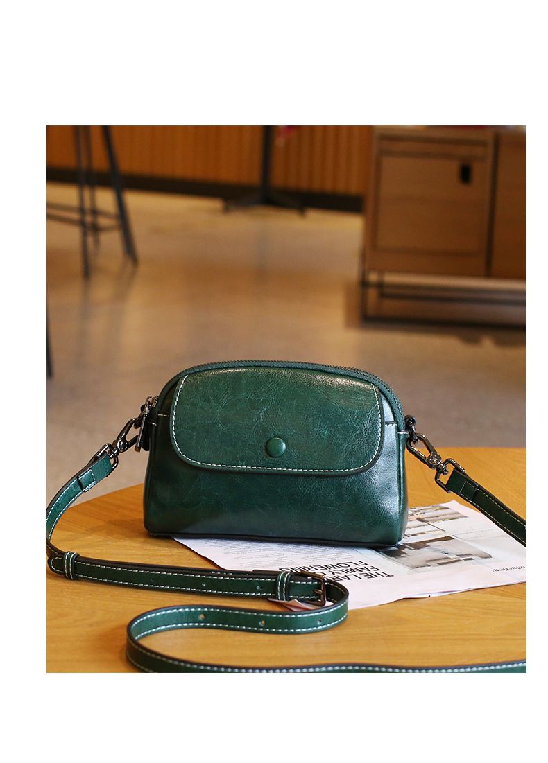 여성 가죽 미니백 고급스러운 숄더백 데일리 휴대폰 가방 여행용 크로스백 깔끔한 디자인