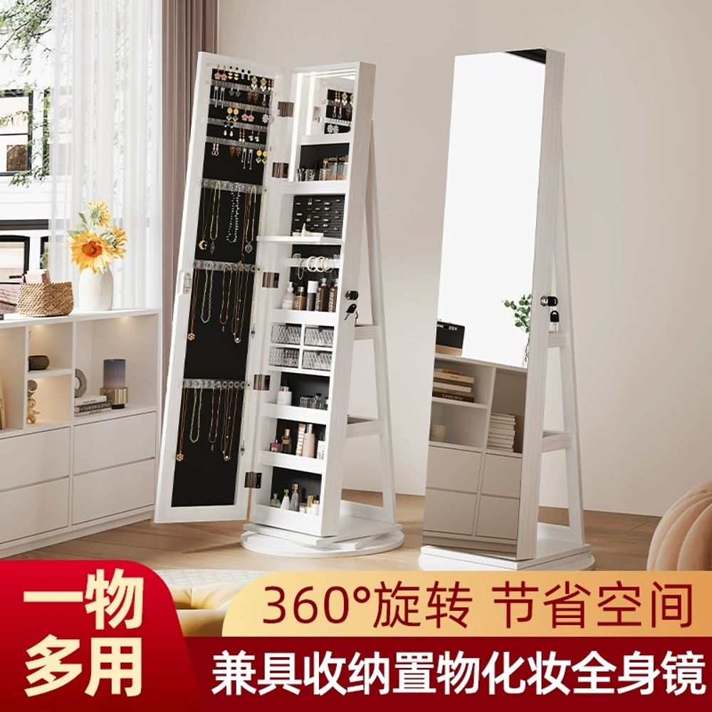 원목 악세사리 보관함 진열대 빈티 A. TYZK8002A 거울형 앤틱 우드그레인, A. 예 - 상세 이미지 2