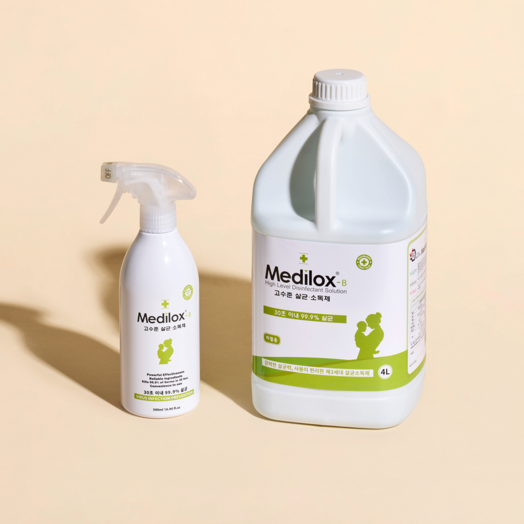 메디록스 B 고수준 살균 소독제 4L+휴대용 S80ml 1개 - 상세 이미지 2