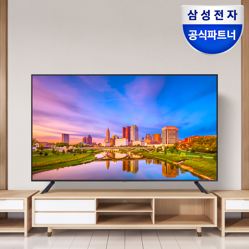 삼성 189cm(75인치) LED 4K UHDTV 비즈니스 TV LH75BEC 스탠드
