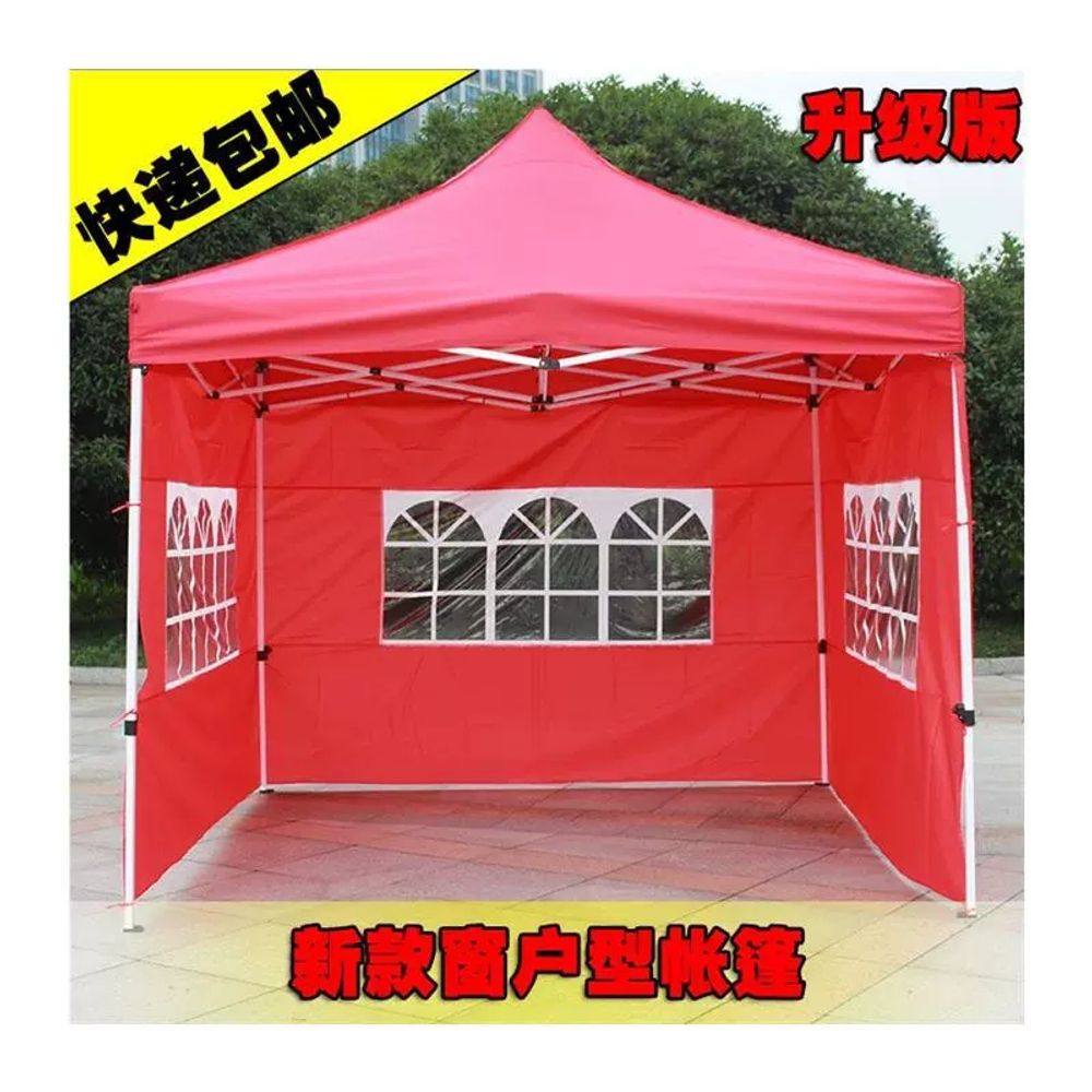 행사용텐트 캐노피 천막 그늘막 행사용 그늘 접이식 A. 22 표준 검정 프레임 파란색 이미지 6