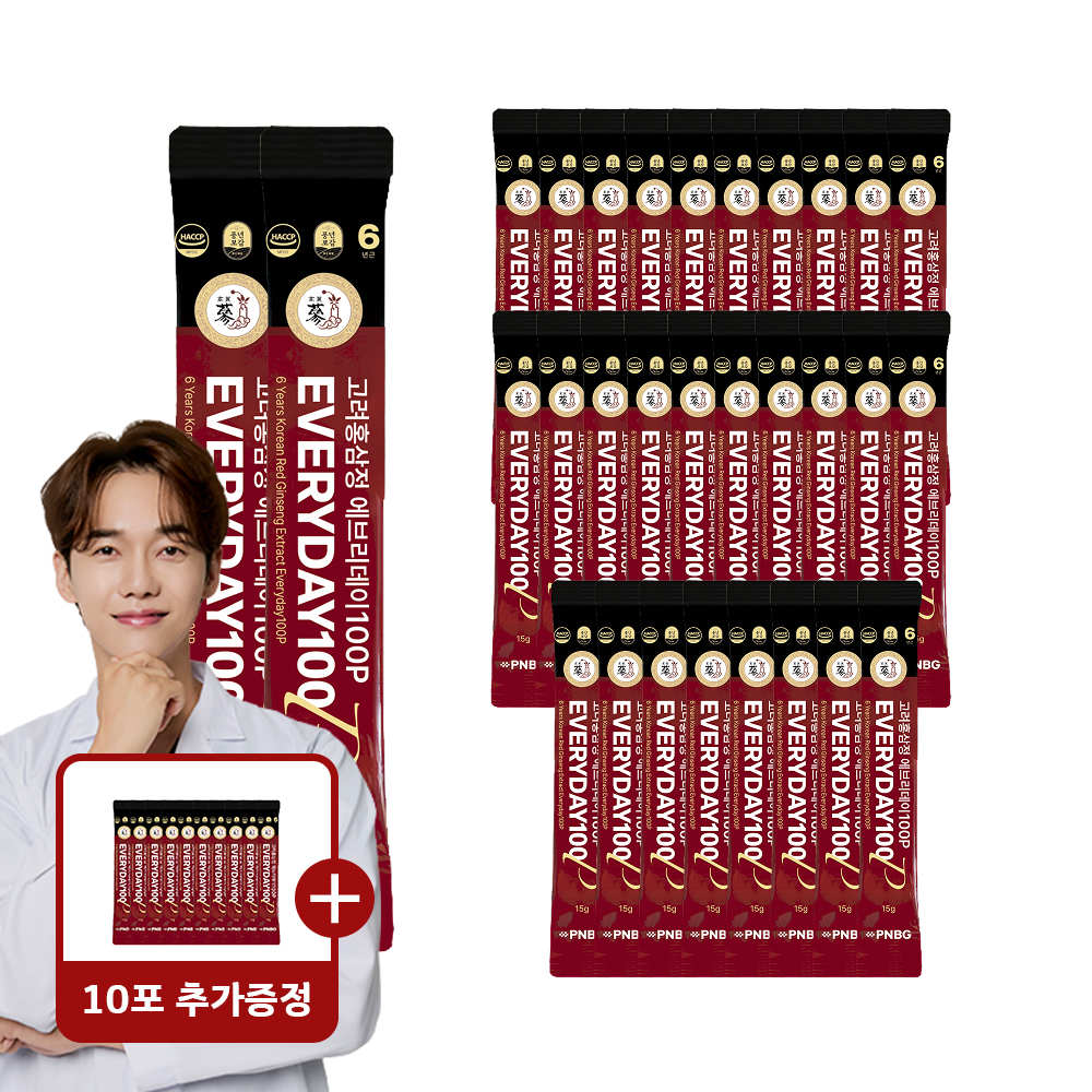 풍년보감 6년근 고려홍삼정 에브리데이100P 홍삼스틱 15g 홍삼선물세트 100포, 1개