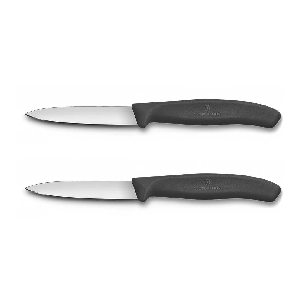 빅토리녹스 스위스 클래식 일자날 과도 2종 세트 8cm 블랙 6.7603.2 - 메인 이미지