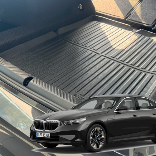 리얼핏 BMW G60 5시리즈 카본디자인 논슬립 3D 트렁크매트 - 상품 이미지