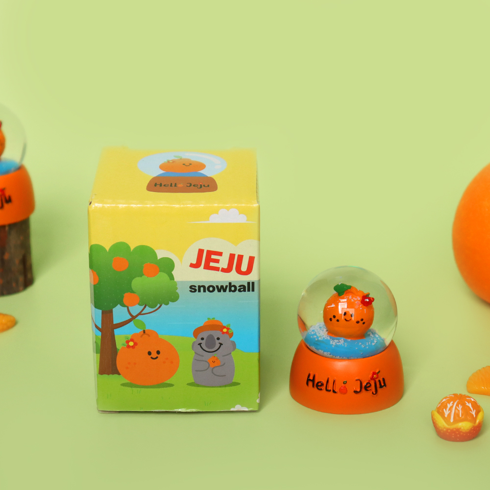제주스노우볼 한라봉 감귤 워터볼 제주도기념품 여행 선물
