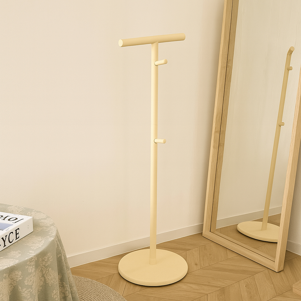 [덕하우스] 원목 가방 책가방 핸드백 걸이 로우 스탠드 행거 행어 다용도 거치대