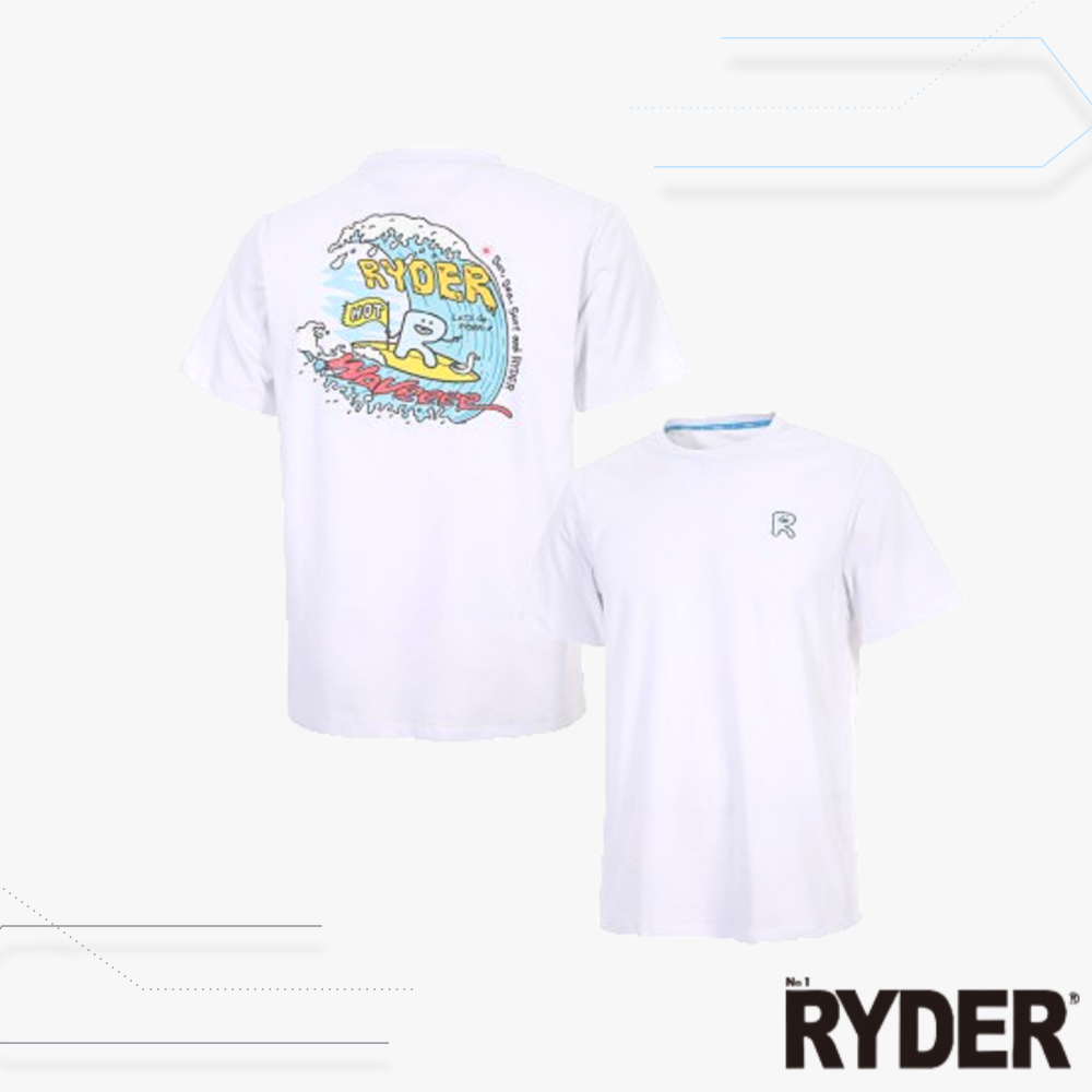 라이더 2025RC-16 코튼티 배드민턴의류 티셔츠 배드민턴 유니폼 남녀공용 - 메인 이미지