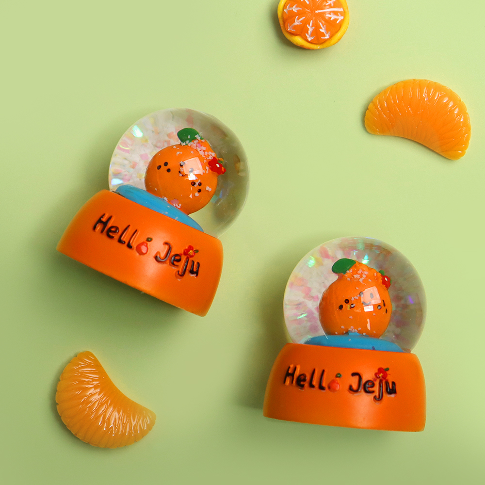 제주스노우볼 한라봉 감귤 워터볼 제주도기념품 여행 선물