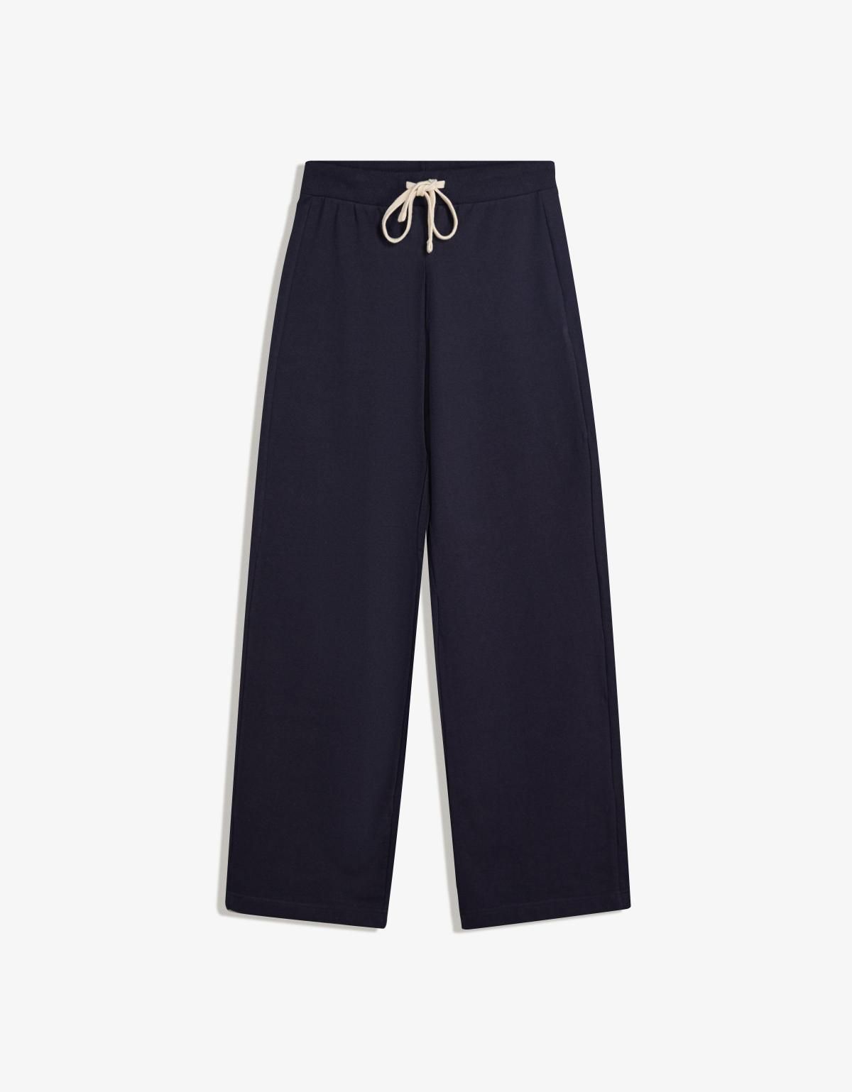 버쉬카 플러시 저지 와이드 팬츠 5290/478 NAVY - 상세 이미지 4