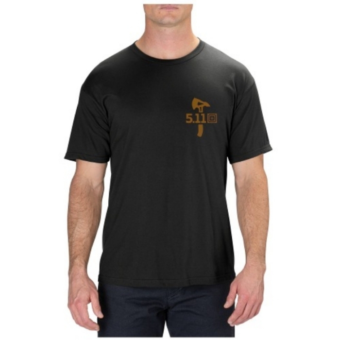 5.11 택티컬 캠프 필드 액스 티 (블랙) - Camp Field Axe Tee (Black) - 상품 이미지