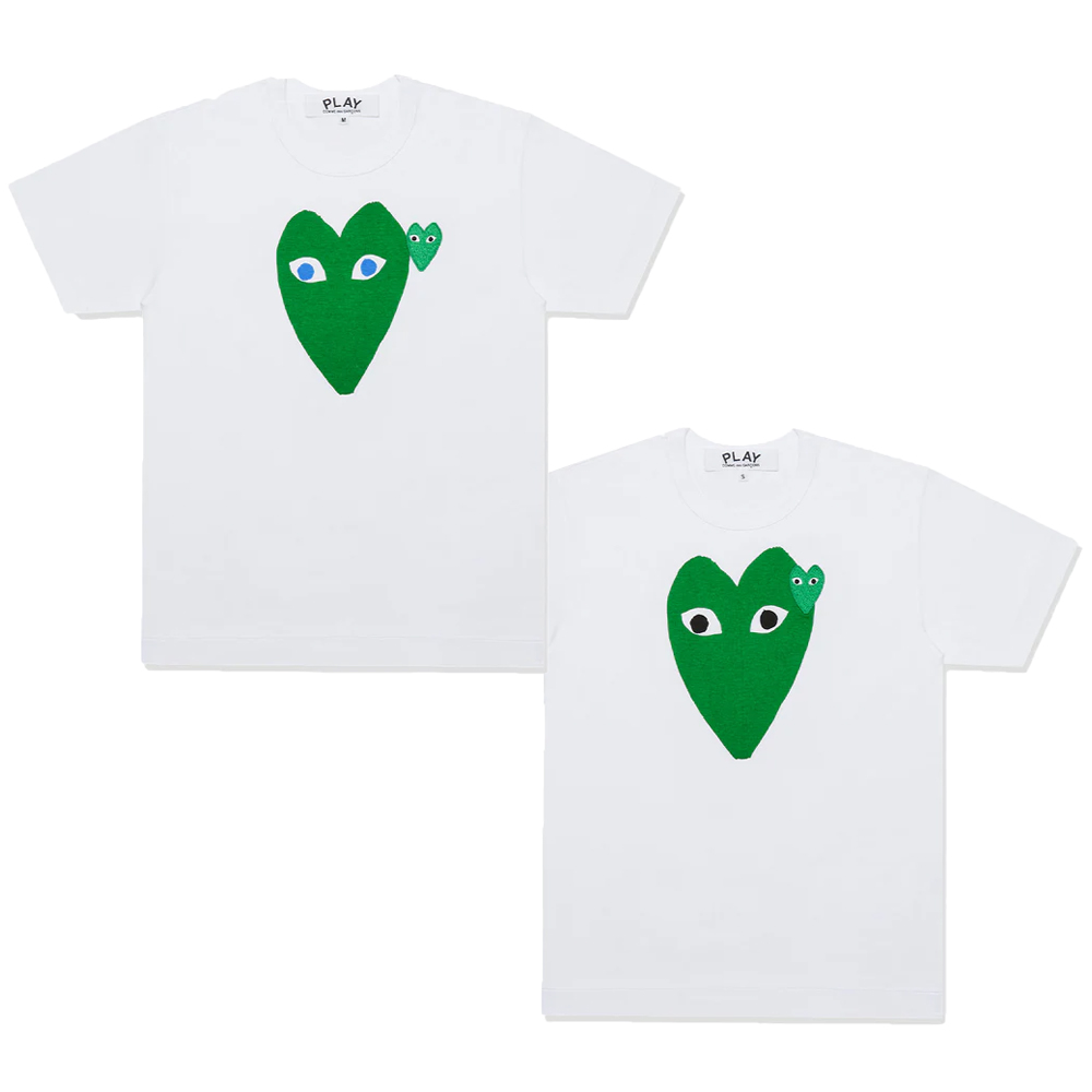 꼼데가르송 반팔티 Unisex Printed Heart T-Shirt - 메인 이미지