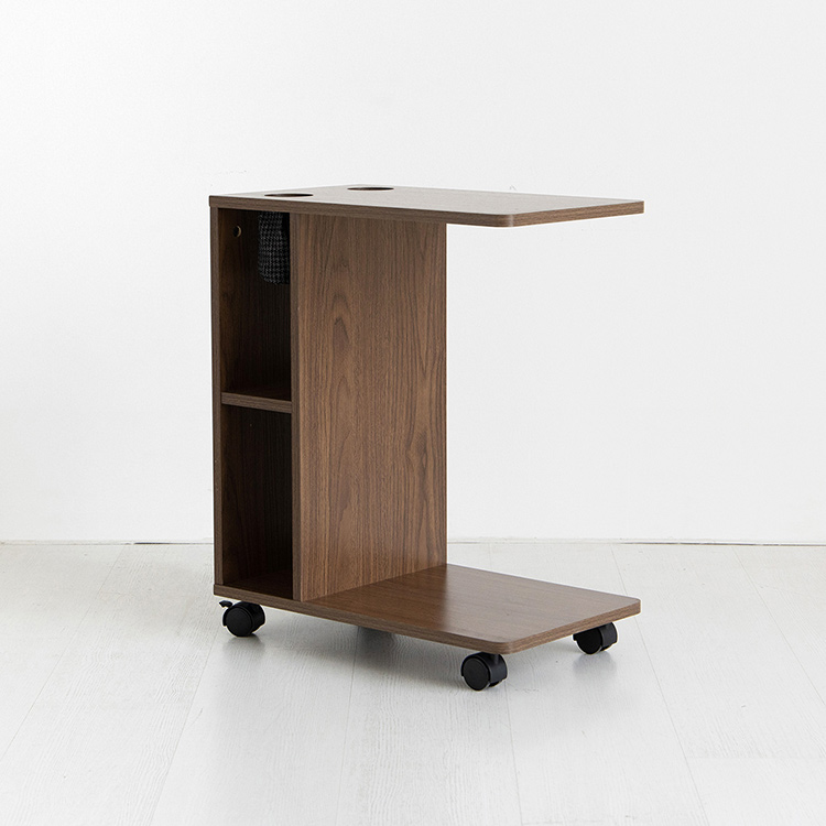 폴라보 이동식 사이드테이블 브라운 4275.6951