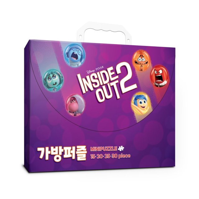 디즈니 인사이드 아웃 어린이 가방 직소 미니 퍼즐 PLDB-03 - 상품 이미지