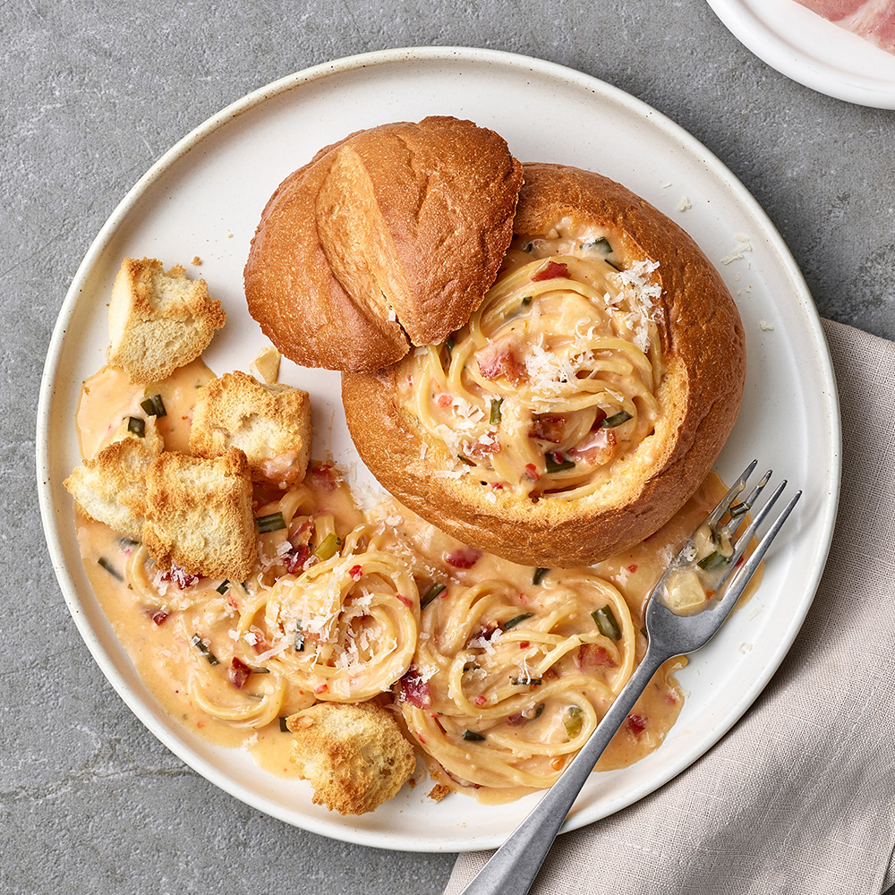 [N배송] 애슐리 베이컨 투움바 빠네 파스타 600g 냉동 제품 이미지