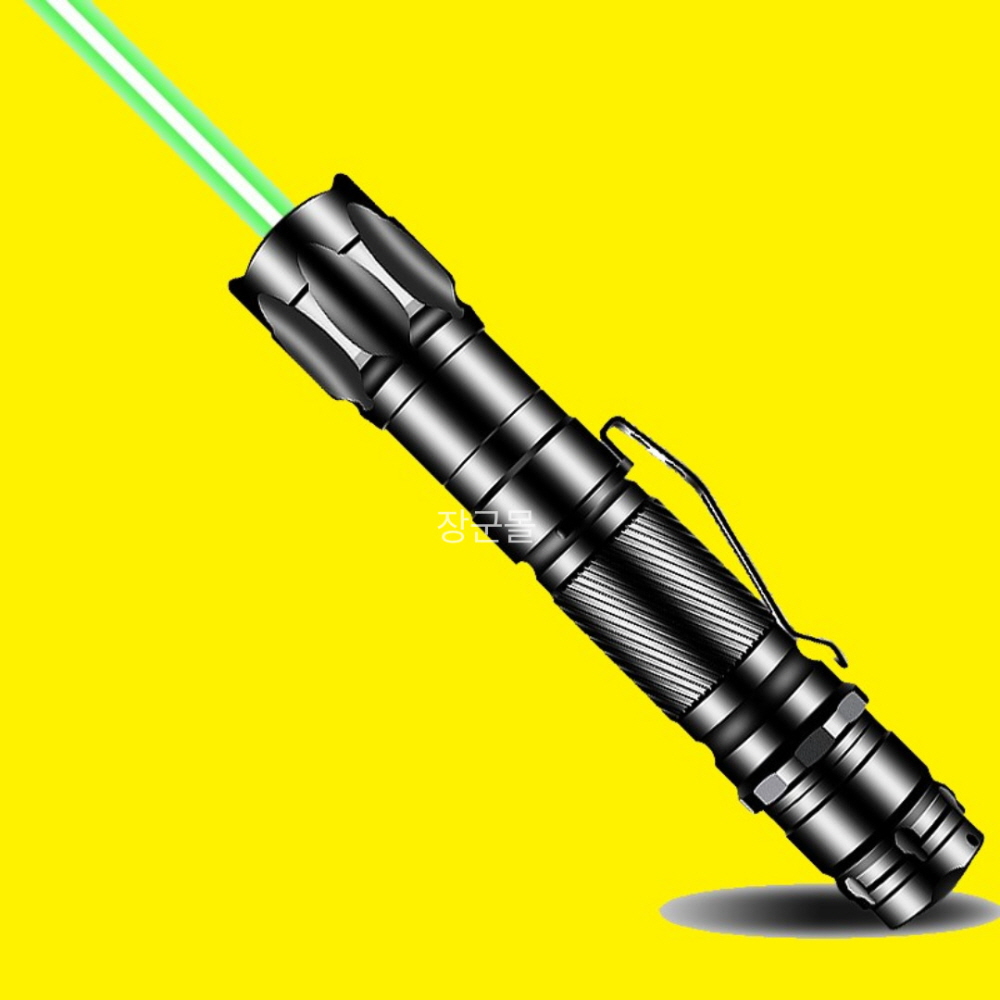 현장 고출력 레이저포인터 별지시기 산업용 강력 레이저빔 그린 USB 충전식