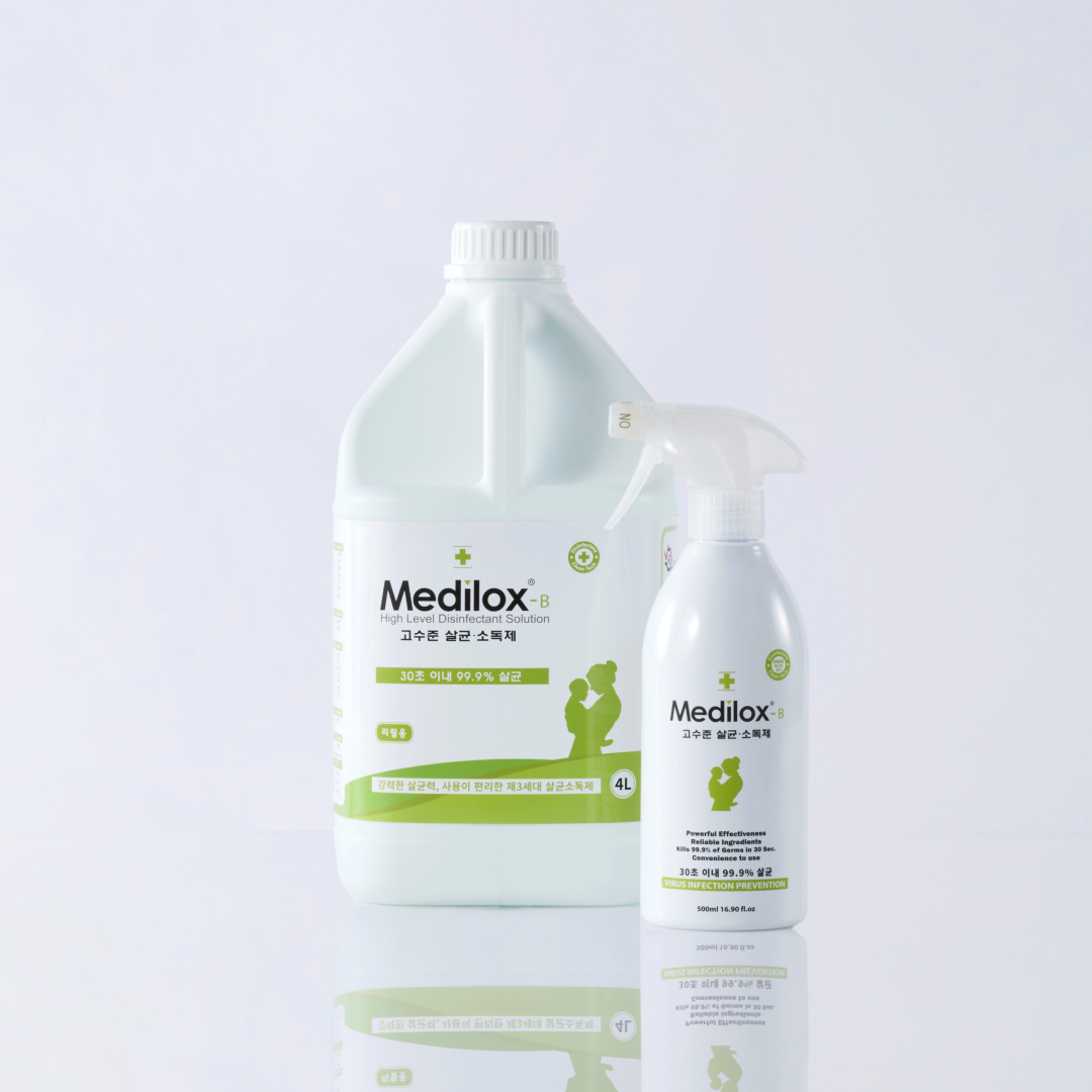 메디록스 B 고수준 살균 소독제 4L+휴대용 S80ml 1개 - 상세 이미지 3