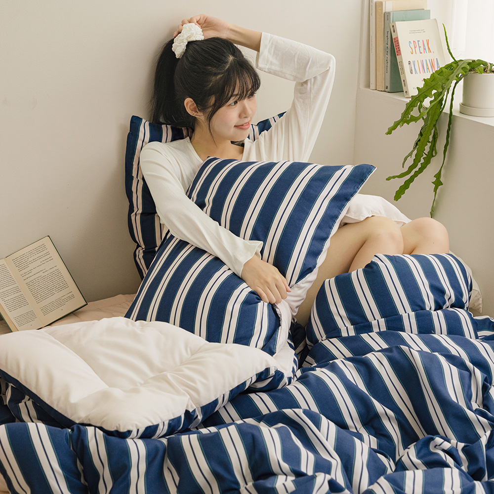 바자르 매거진스트라이프 먼지없는 사계절 차렵이불 SS
