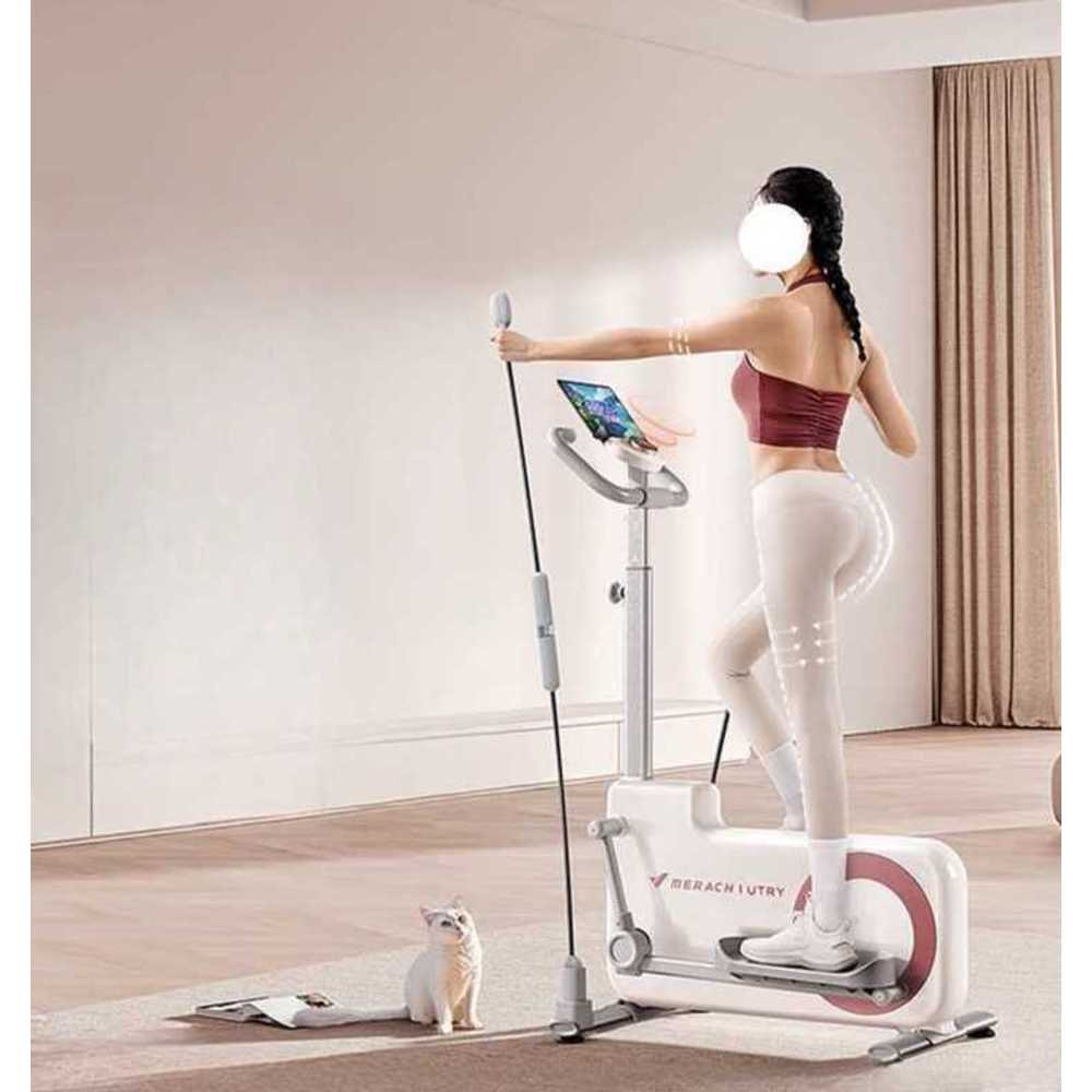 일립티컬 홈짐 머신 스텝퍼 유산소 전신 트레이닝기기 화이트(풀 로프) - 상세 이미지 2