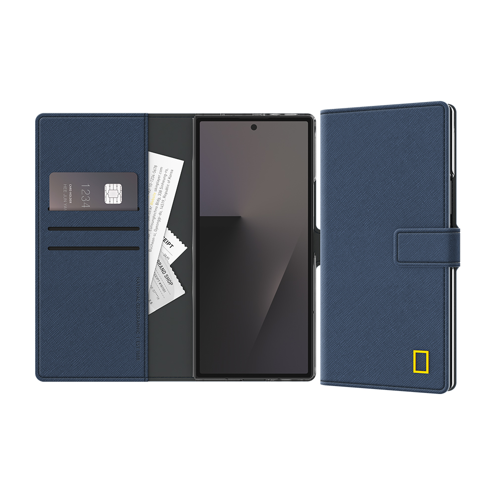 내셔널지오그래픽 비즈니스 월렛 케이스 블루, 갤럭시Z 폴드7