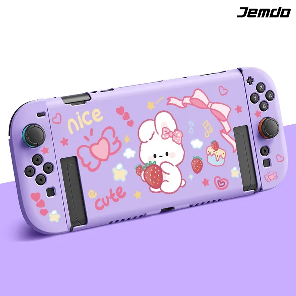 닌텐도 스위치2 케이스 Jemdo 러블리베리 실리콘 커버