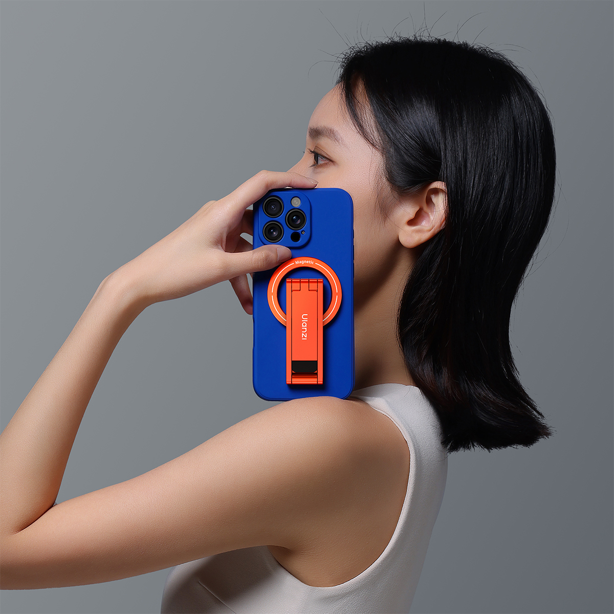 울란지 MA60 접이식 맥세이프 다용도 셀카 미니 셀피스틱 거치대 삼각대 이미지 8