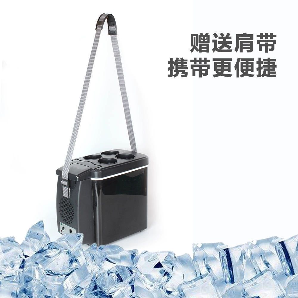 10L 차량용 온냉장고 아이스쿨러 이동식 AC 냉장 A. 6L 흑백 일반 24V 트럭 전용 - 상세 이미지 5