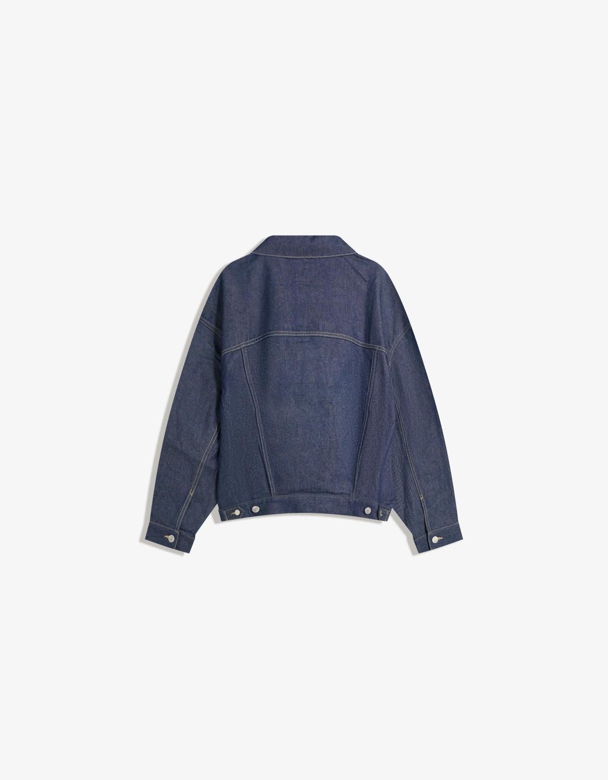 버쉬카 오버핏 데님 재킷 6594/534 NAVY - 상세 이미지 5