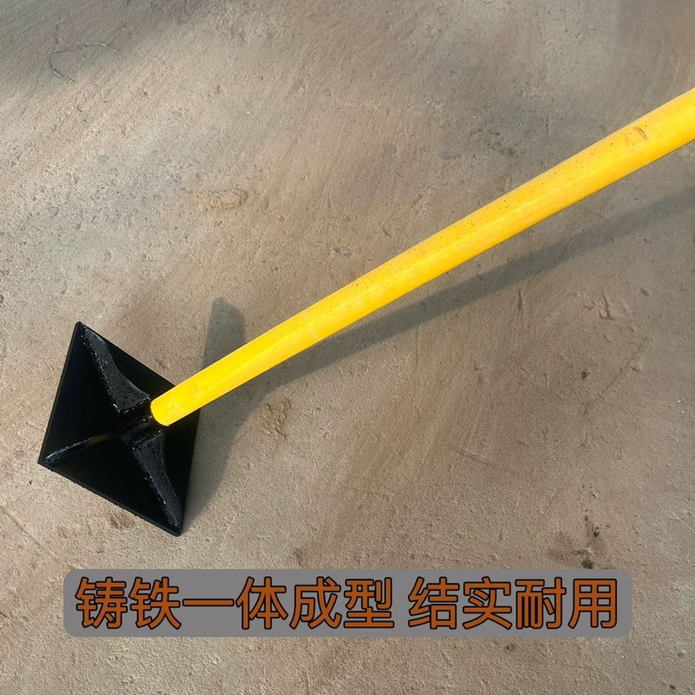흙 다짐 다지기 콤팩터 컴팩터 텃밭 기초 평탄화 평지 래머 A. 작은 싱글 헤드 - 상세 이미지 4
