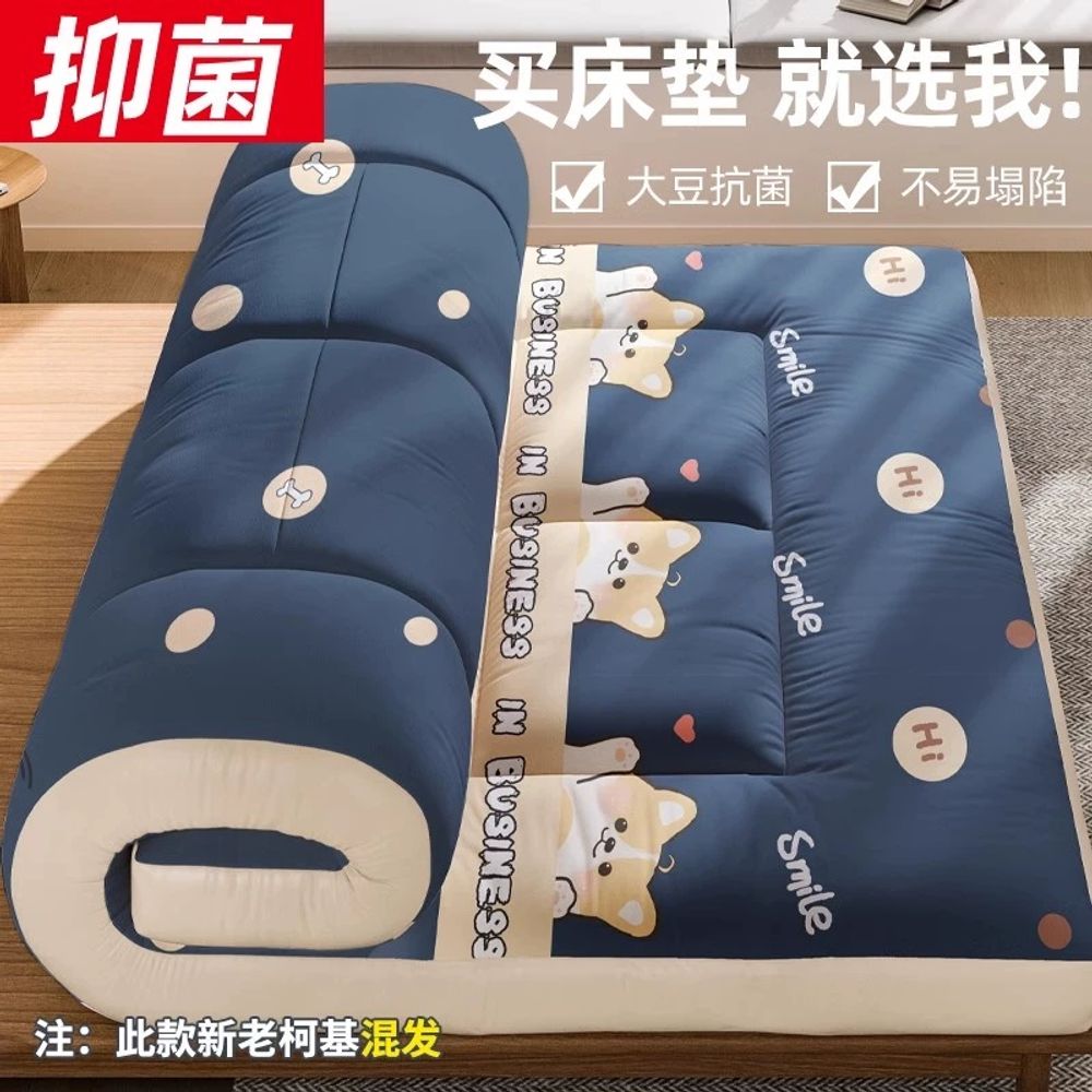 쫀득토퍼 흙침대커버 모찌 라텍스 토퍼매트리스 코기 A. Corgi 업그레이드 대두 항균 6 cm, A. 90x190cm학생기숙사 항균 대두섬유 - 상세 이미지 2