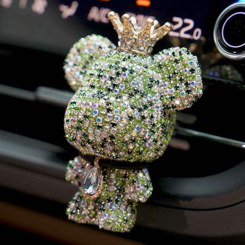 도그독 명품 큐빅베어 차량용 방향제 고급 자동차 베어브릭 디퓨저 블랙체리